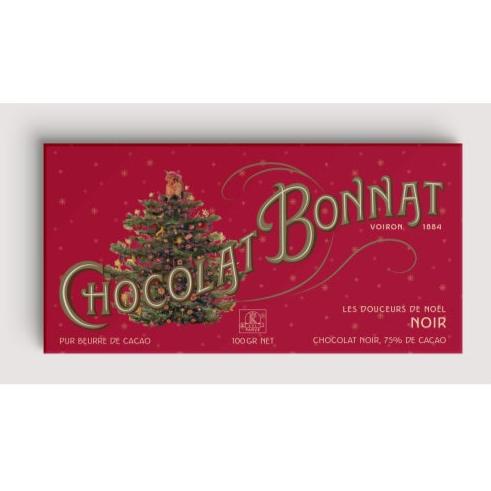 Tablette de Noël chocolat Noir